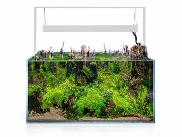 Osaka Ultrascape wit 90x60x45cm aquarium + 4x LED verlichtin, Ophalen of Verzenden, Leeg aquarium