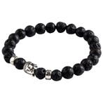 Fako Bijoux - Buddha Armband - Deluxe - Lavasteen, Handtassen en Accessoires, Armbanden, Verzenden, Nieuw