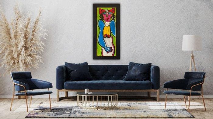 Peter Robert Keil - Junger Akt, Antiquités & Art, Art | Peinture | Moderne
