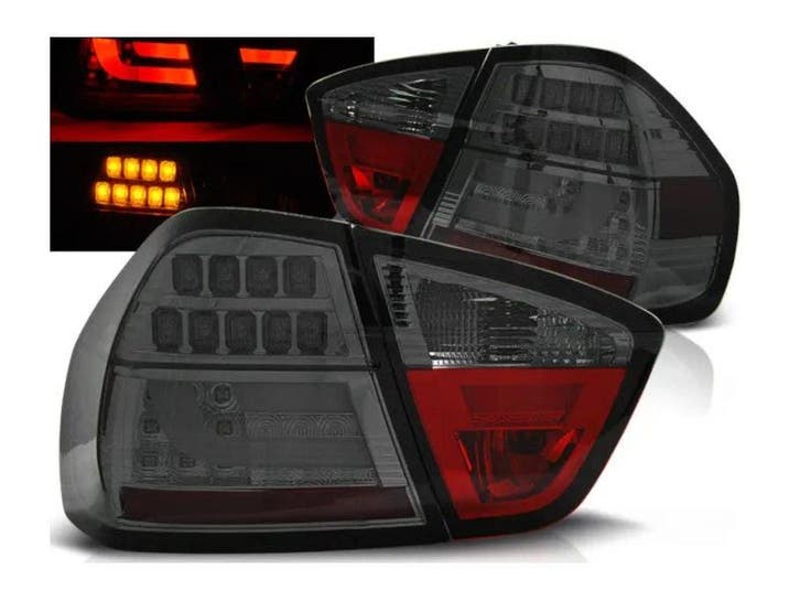 LED bar achterlichten Smoke geschikt voor BMW E90 Sedan, Auto-onderdelen, Verlichting, Nieuw, BMW, Verzenden