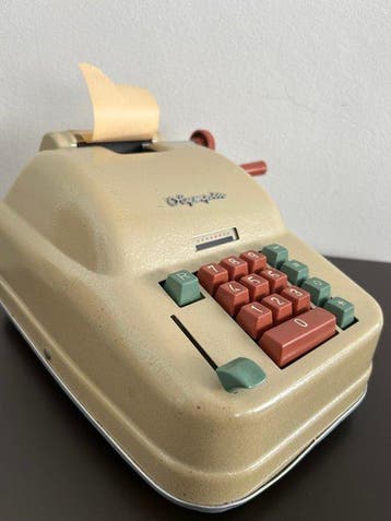Olympia Model 1182-030 - Rekenmachine - 1950-1960, Antiquités & Art