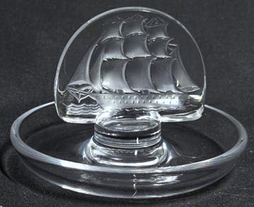 Lalique - Boîte à bijoux - RARE Caravelle - Cristal