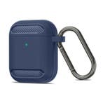 Shockproof Hoesje voor AirPods 1 / 2 met Karabijnhaak -, Telecommunicatie, Verzenden, Nieuw