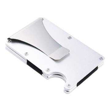 Aluminium Carbon Fiber Wallet - Portemonnee Portefeuille, Handtassen en Accessoires, Portemonnees, Verzenden, Nieuw