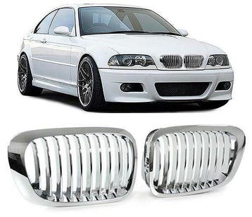 Chrome Nieren BMW 3 Serie E46 Coupe/Cabrio 99-03 B5986