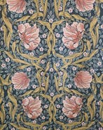 Stof Pimpernel William Morris GROEN Art Nouveau Limited