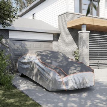 vidaXL Autohoes voor sedan hagelbescherming S zilverkleurig, Verzenden, Nieuw