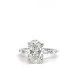 Verlovingsring - 14 karaat Witgoud - 3.60ct. tw. Diamant