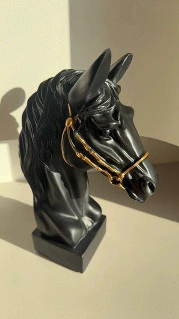 sculptuur, Steed - 30.5 cm - Hars