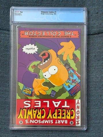 Simpsons Comics 1 - Simpsons Comics - 1 Graded comic, Comic