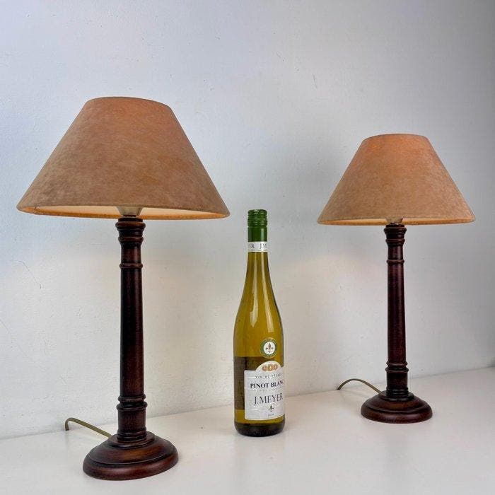 Lampe de table - Ensemble de 2 lampes de table / lampes de, Antiquités & Art, Curiosités & Brocante