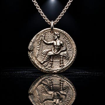 Replica van een Oud-Griek — Hellenistische stijl zilveren