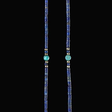 Het oude Egypte, Grieks-Romeinse periode Ketting met lapis
