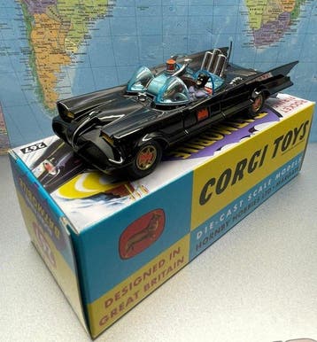 Corgi Toys 1:43 - Modelauto - Batmobile - Heruitgave Corgi, Nieuw