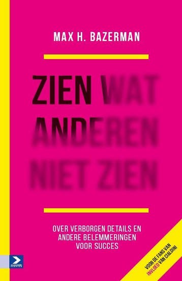 Zien Wat Anderen Niet Zien | Max H. Bazerman | Nieuw, Boeken, Verzenden, Nieuw, Max H. Bazerman