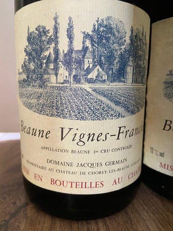1988 Domaine Jacques Germain Les Vignes Franches - Beaune, Verzamelen, Wijnen, Nieuw
