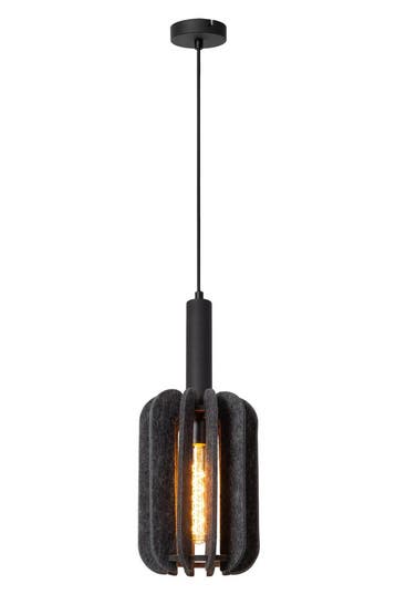 Hanglamp Lucide RAFAL -  - Ø 20 cm - 1xE27 - Grijs, Verzenden, Nieuw