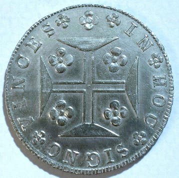 Portugal. D. Maria II (1833-1853). Cruzado Novo (480 Reis) -