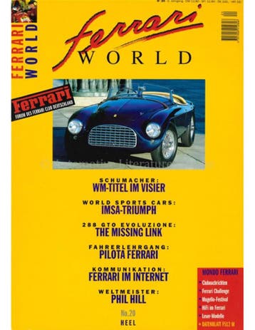 1996 FERRARI WORLD MAGAZINE 20 DUITS, Ophalen of Verzenden, Nieuw
