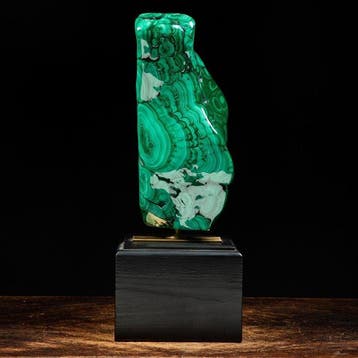 Uitzonderlijk malachietexemplaar - Katanga Mines -, Collections