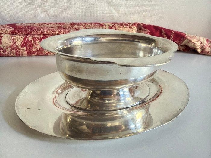 Wiskemann - Sauskom - Verzilverd, Zilvergeplateerd, massief, Antiek en Kunst, Antiek | Keukengerei