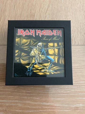 Îles Cook. 10 Dollars 2023, Iron Maiden: Piece of mind, 2 Oz