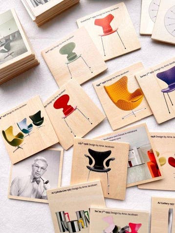 Arne Jacobsen - Jeu de société - Memory Game - contreplaqué