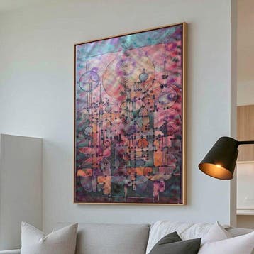 Ksavera - Pearlescent A1461 - abstract painting on XXL