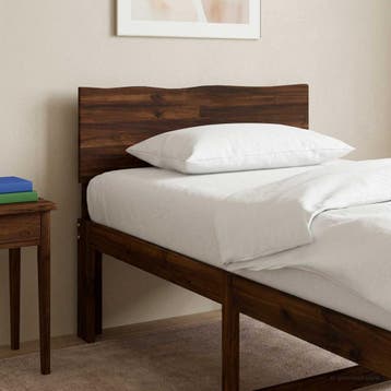 vidaXL Live Edge Hoofdbord ROSTOCK Donkerbruin 80 cm, Maison & Meubles, Verzenden