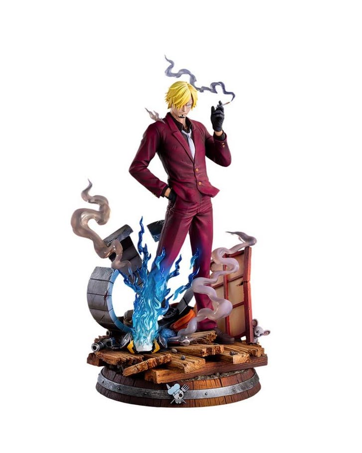 One Piece Statue 1/4 The Monster Trio Collection Sanji, Collections, Cinéma & Télévision, Enlèvement ou Envoi