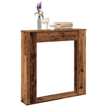 vidaXL Haardombouw 100x20x100 cm bewerkt hout oud, Verzenden