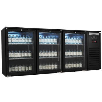 Barkoelkast | 470L | Zwart | +2°C/+10°C | Geforceerd |, Zakelijke goederen, Horeca | Keukenapparatuur, Verzenden, Nieuw in verpakking