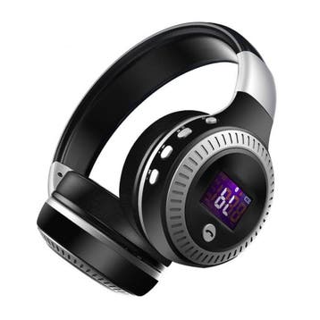 B19 Draadloze Koptelefoon met LED Display en FM Radio -, Verzenden, Nieuw