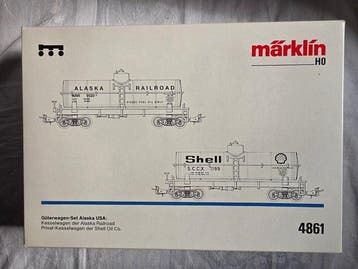 Märklin H0 - 4861 - Ensemble de wagons de marchandises pour