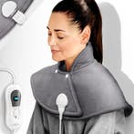 Warmtekussen - Nek en schouder - 3 temperatuurstanden - Grij, Huis en Inrichting, Woonaccessoires | Kussens, Verzenden, Nieuw