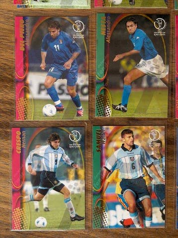 Panini World Cup 2002 Thierry Henry, Rivaldo Original, Nieuw