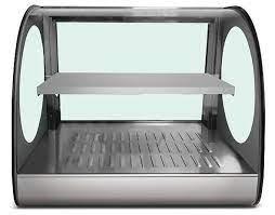 Q-Gastro Opzet Warmhoudvitrine (gebogen glas) 230V Nieuw(!!), Articles professionnels, Horeca | Équipement de cuisine, Enlèvement ou Envoi