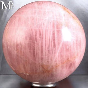 Sphère polie en quartz rose Sphère taillée - Quartz rose, Collections