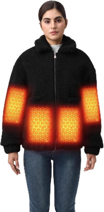 Oversized Verwarmde Jas 3 standen | Retour Deal | Sla je..., Kleding | Dames, Viking Choice, Verzenden, Nieuw