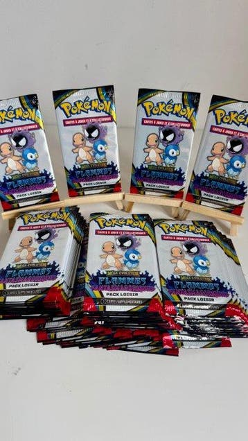 Pokémon - 25 Booster pack - Pokémon Mega Evolution Flammes
