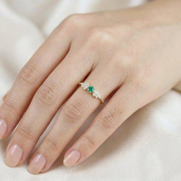 Sans prix de réserve - Bague de fiançailles Argent - 1.00ct., Handtassen en Accessoires, Antieke sieraden