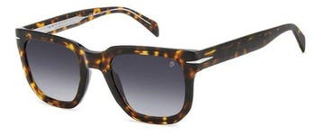 David Beckham Db 7118/S Rechthoekig Acetaat Heren Zonnebril, Bijoux, Sacs & Beauté, Verzenden