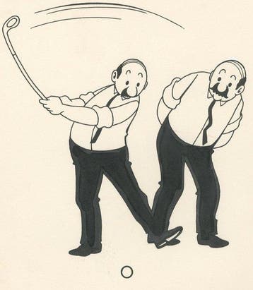 Studios Hergé - 1 Original drawing - Kuifje - STIL! -, Nieuw