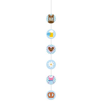 Oktoberfest Hangdecoratie 1,3m 4st, Verzenden, Nieuw