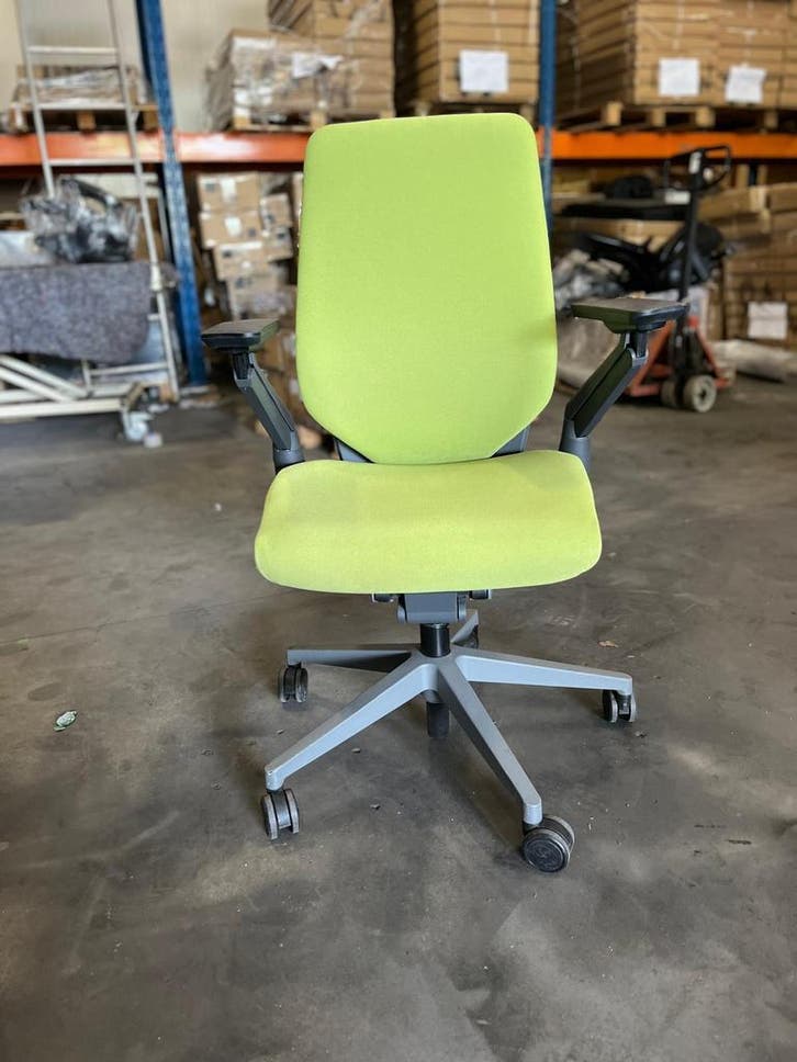 Ergonomische bureaustoel - Steelcase Gesture full option, Huis en Inrichting, Bureaustoelen, Bureaustoel, Groen, Zo goed als nieuw