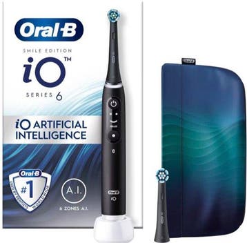 Oral-B iO6 Smile Elektrische Tandenborstel - Zwart, Verzenden