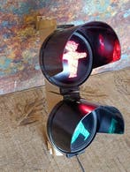Stoplicht - materiaal, metaal, glas - Ampelmännchen