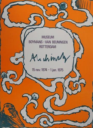 Pierre Alechinsky (1927) - Rotterdam 1975