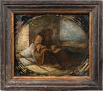 Italian school (XVII-XVIII) - Seated Franciscan friar