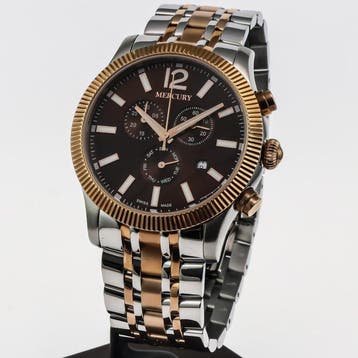 Mercury - Swiss Made Chronograph Watch - ME460-SR-4 - Sans, Nieuw